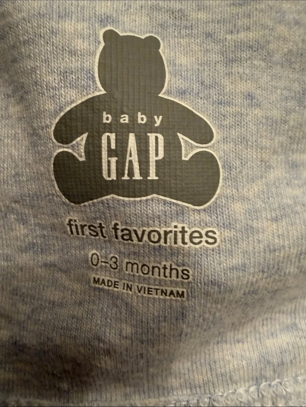 Baby Gap 10 Pc Newborn Hat Mitten Sock Set 0-3M Blue Gray Cotton Gift
